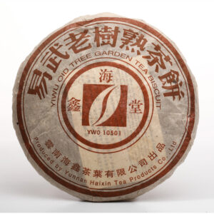 2001 Haixintang Yi Wu old tree cooked tea cake