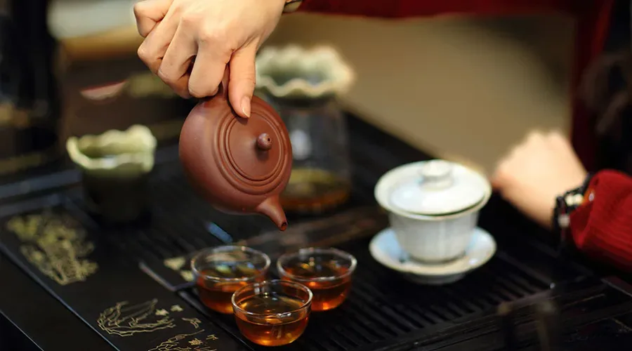 Orange peel Pu 'er tea